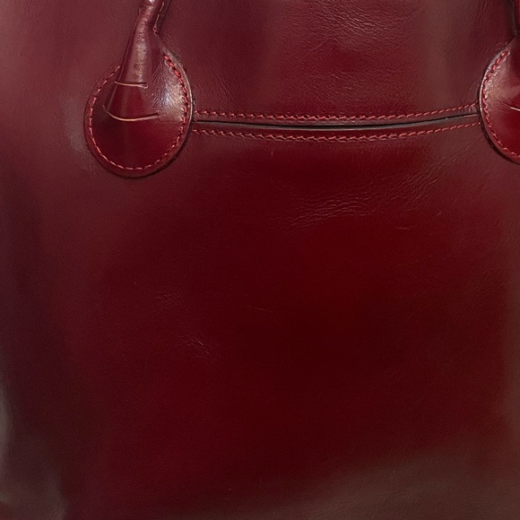 Patricia Nash burgundy leather bag - Picture 3 of 9